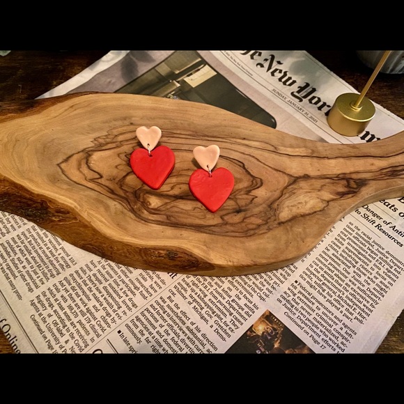 Handmade Clay Earrings | Valentine's Day Series - Picture 3 of 7